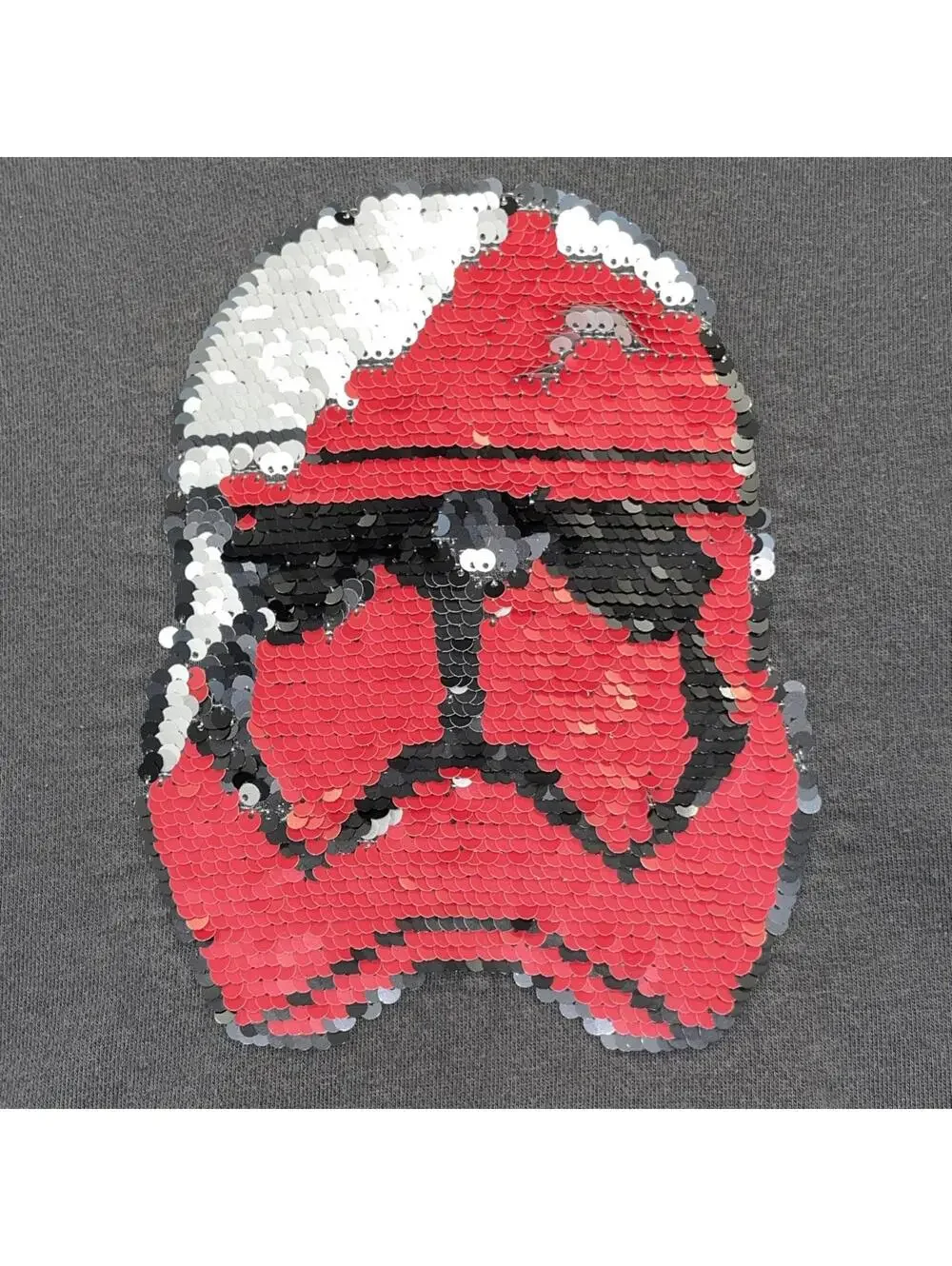 Gap Boys Star Wars Stormtrooper Sweatshirt Gray XL (12) Sequin Pullover Hoodie